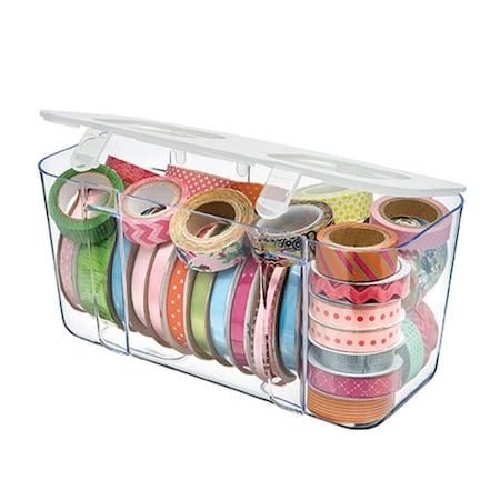Coolcrafts Stackable Caddy Organizer Medium Container, White CO2659229